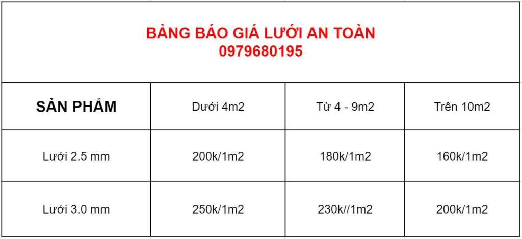 Chuyên lắp đặt lưới an toàn, lưới bảo vệ, cáp cầu thang và giàn phơi giá rẻ