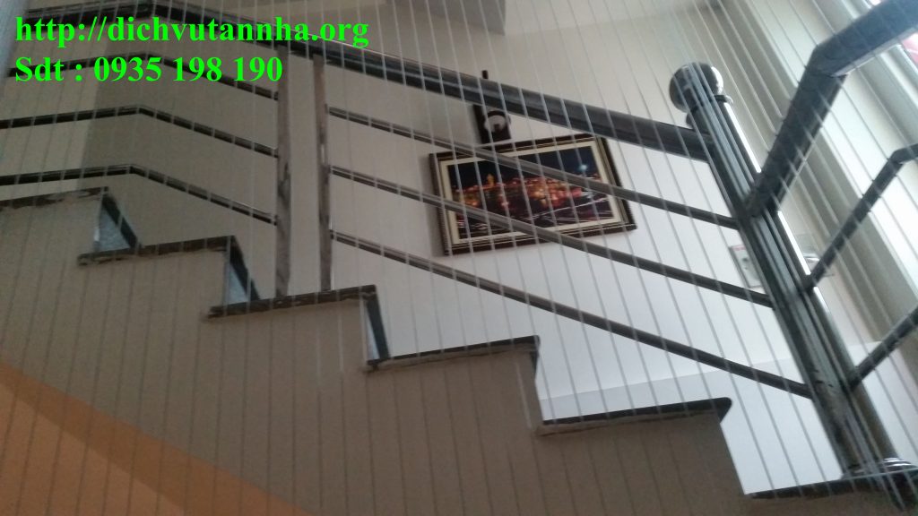 Chuyên lắp đặt lưới an toàn, lưới bảo vệ, cáp cầu thang và giàn phơi giá rẻ