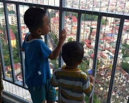 Lưới cáp an toàn ban công