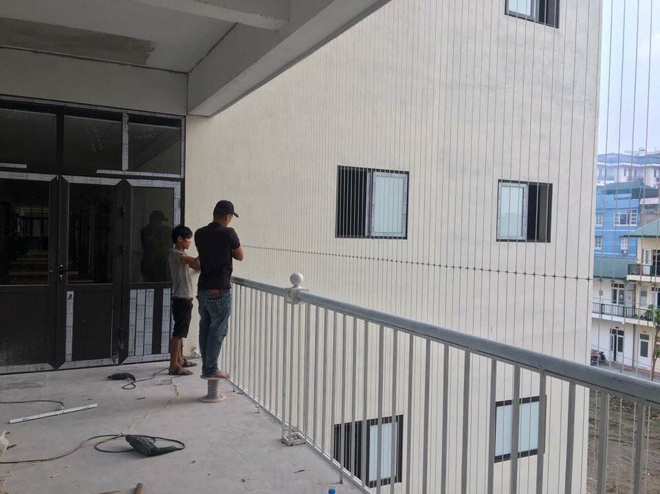 Hình ảnh mẫu thi công lưới an toàn ban công chung cư ở Bắc Giang