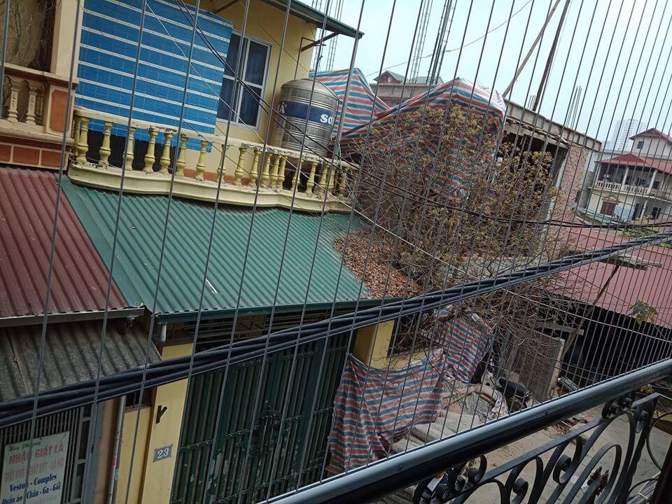 Hình ảnh công trình thi công Lưới an toàn ban công chung cư tại Vĩnh Long
