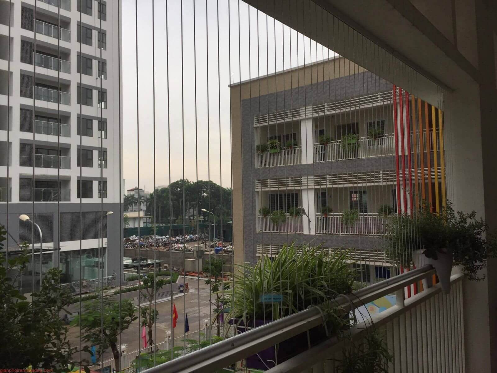 Một số mẫu thi công lưới an toàn ban công chung cư ở Đồng Nai
