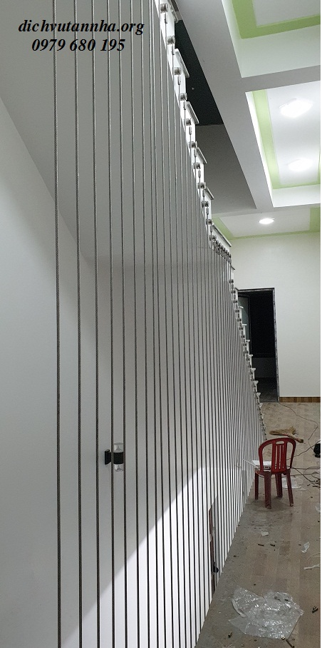 Lắp đặt cầu thang dây cáp tại Thanh Oai- Hà Nội