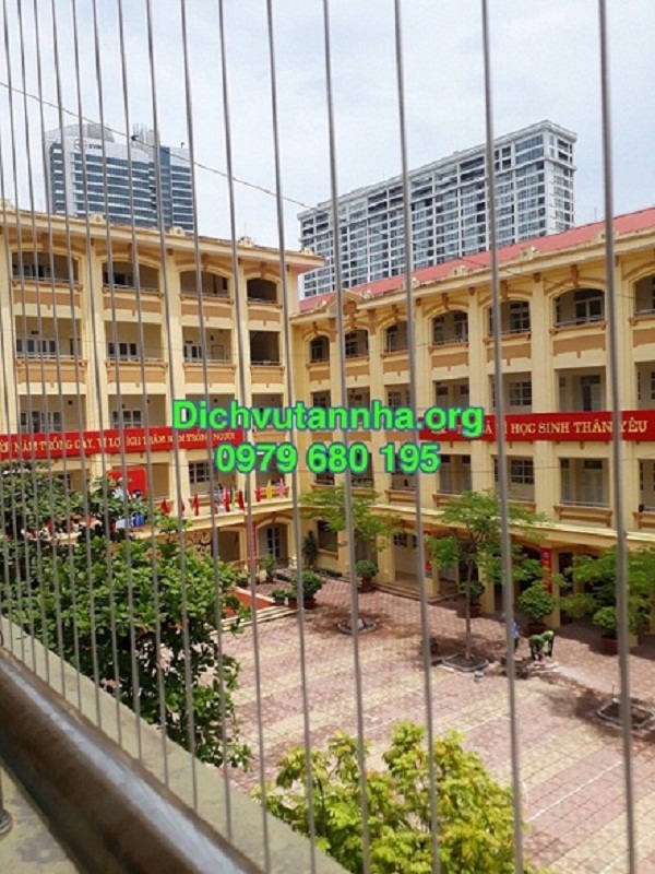 Lắp đặt lưới an toàn trường học tại Bắc Ninh