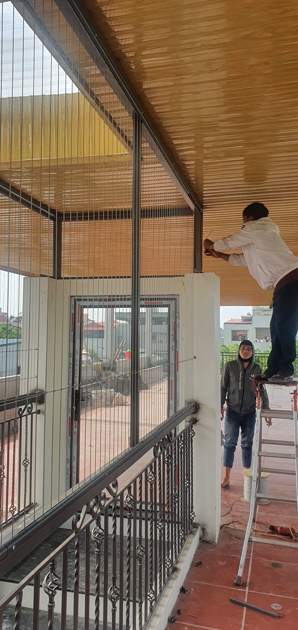 Lưới an toàn cầu thang inox trần