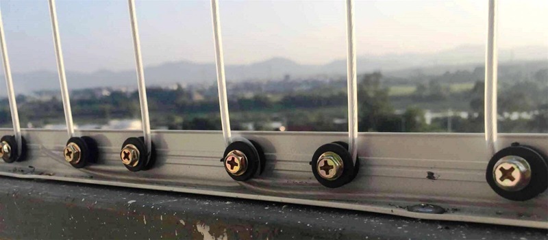 Thanh nẹp nhôm Lưới an toàn