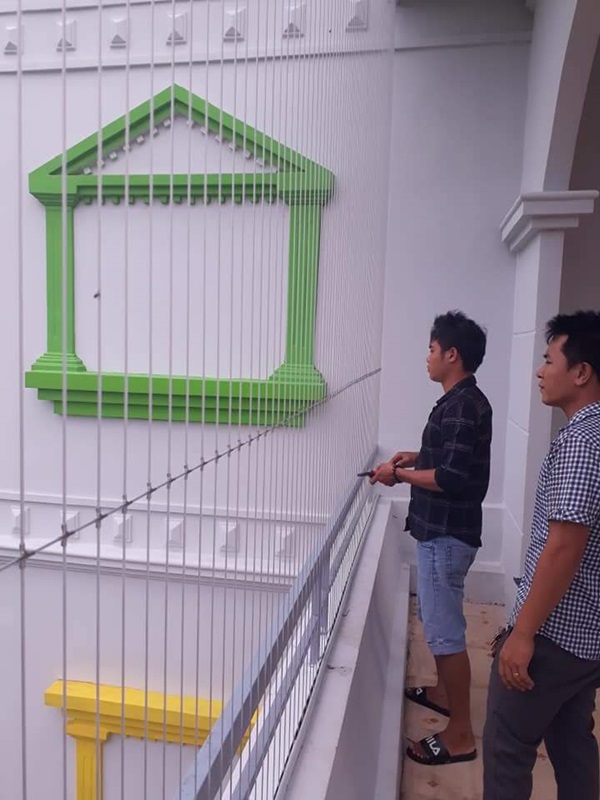 Kẹp chì Lưới cầu thang